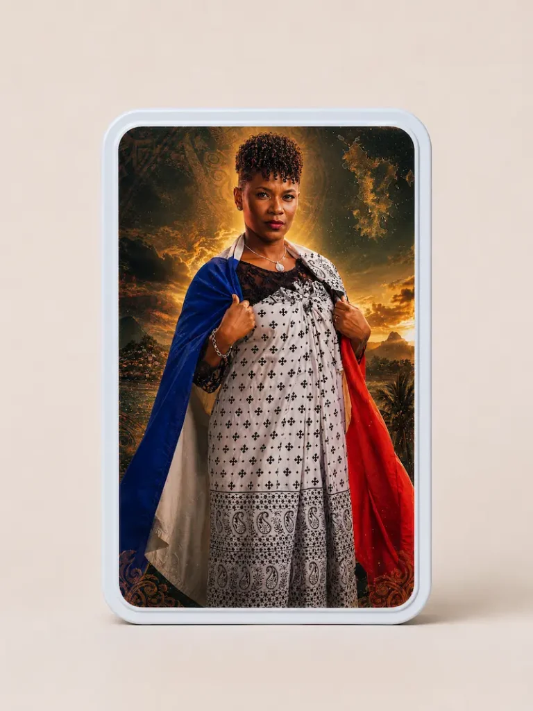Nambawane salouva Mnandré iconique de Mayotte. Culture de Mayotte.